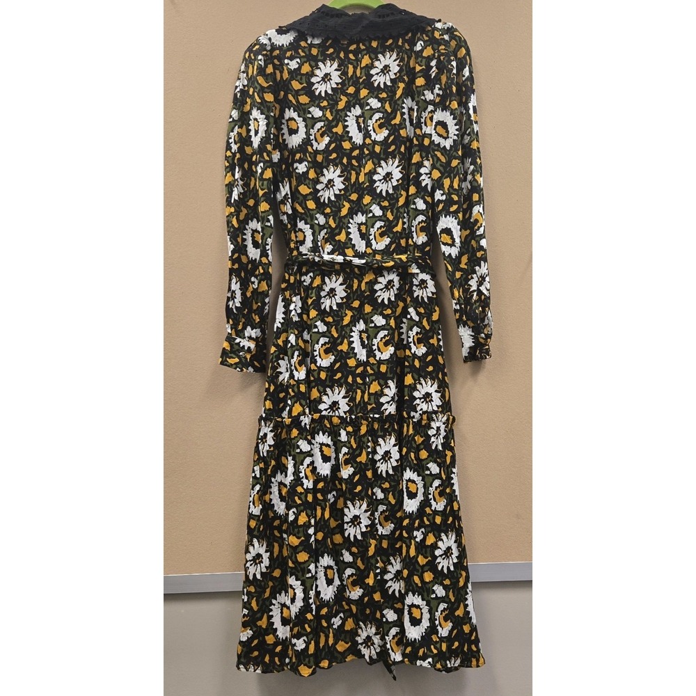 Walter Baker Cottagecore Floral Collared Dress Dark‎ Academia Whimsygoth - Picture 10 of 14